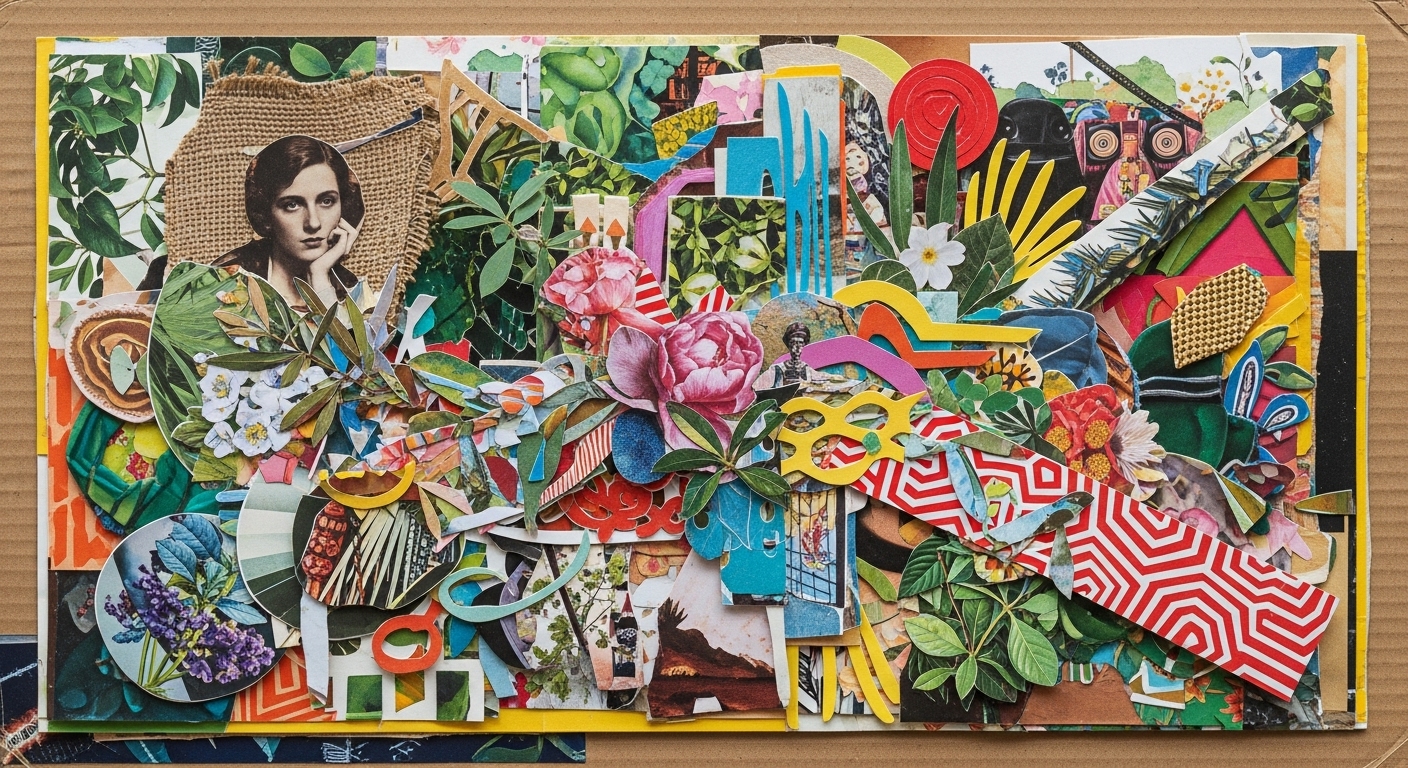 Seni Kolase: Komposisi Visual dari Potongan Kertas dan Material