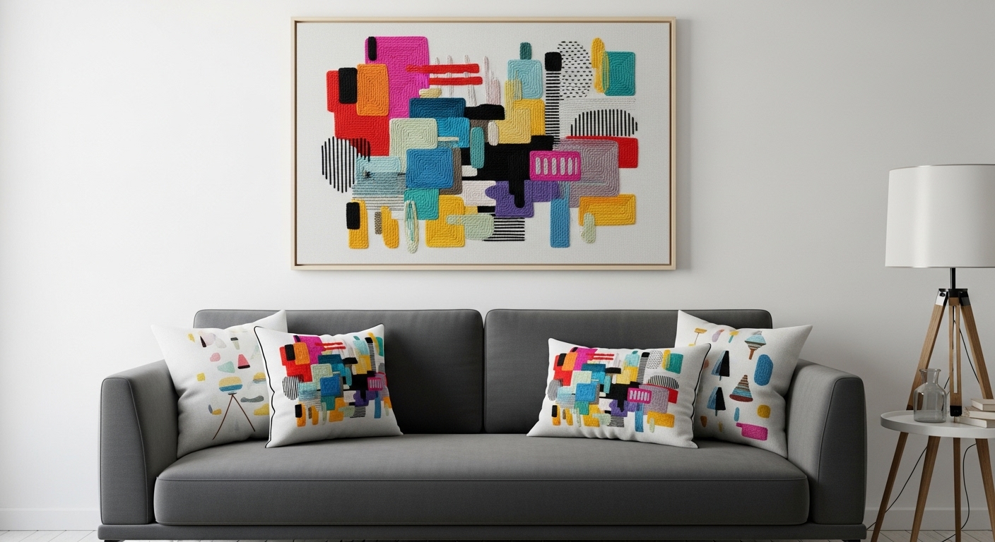 Seni Embroidery Modern: Sulam Kontemporer untuk Dekorasi