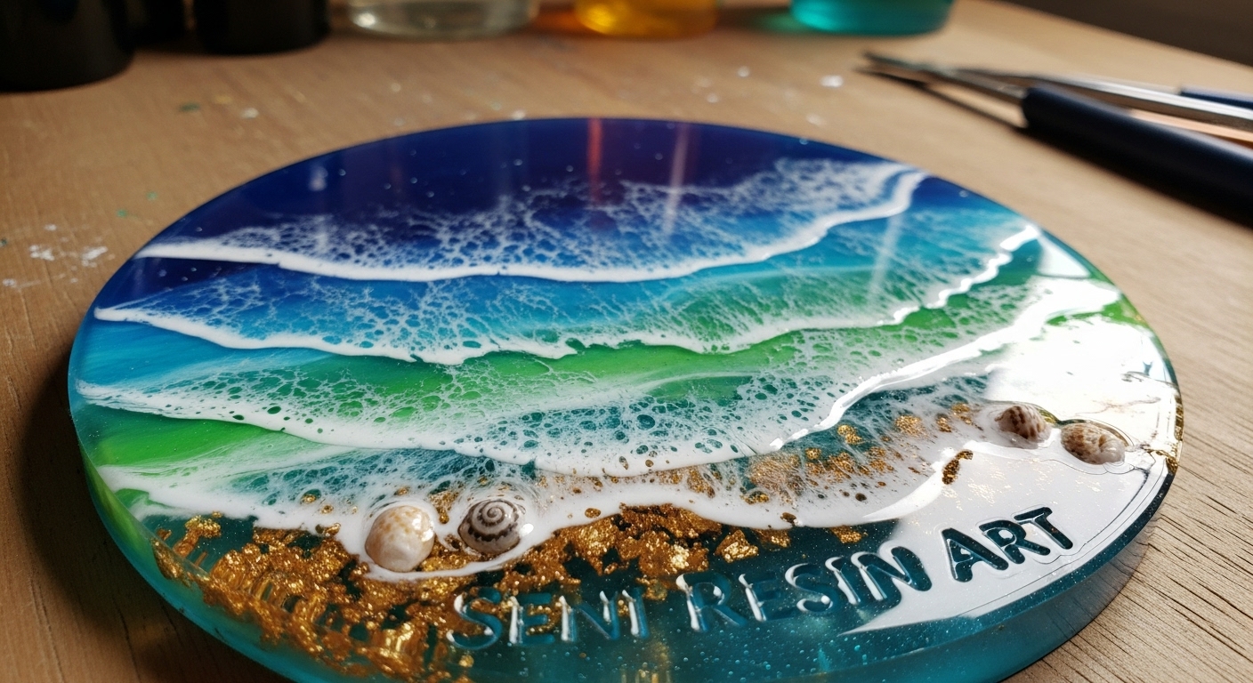 Seni Resin Art: Menciptakan Karya Transparan yang Memukau